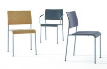 commercial stacking chair ENNO by Krijn Hamelink vds stalen meubelen
