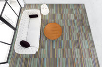 commercial tufted and loop pile synthetic carpet tile (Green Label Plus-certified, low VOC emissions) FIXATE Milliken Contract
