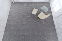commercial tufted and loop pile synthetic carpet tile (Green Label Plus-certified, low VOC emissions) SEQUEL - MODULAR Milliken Contract