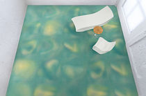 commercial tufted and loop pile synthetic carpet tile (Green Label Plus-certified, low VOC emissions) COLOR WASH  Milliken Contract