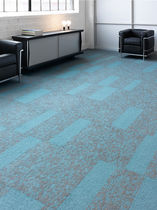 commercial tufted and loop pile synthetic carpet tile (Green Label Plus-certified, low VOC emissions) SURFACE THEORY : SNEAKING SUSPICION BAND Lees