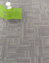 commercial tufted and loop pile synthetic carpet tile (Green Label Plus-certified, low VOC emissions) BACKBEAT - MODULAR Milliken Contract