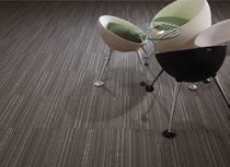 commercial tufted and loop pile synthetic carpet tile (Green Label Plus-certified, low VOC emissions) LINEAR  Carpets Inter