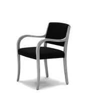 commercial wood chair with armrests DAISY jack cartwright