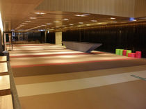 commercial woven and loop pile synthetic carpet tile CORDUROY FLECTO