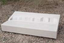 concrete counter top washbasin EARTHQUAKE GALERIE TAPORO