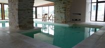concrete indoor swimming pool HAMMAM DESJOYAUX PISCINES