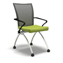 conference chair with casters VALOR&Eacute; SERIES: TSH1FBCEST MAYLINE