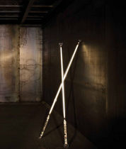 contemporary acrylic floor lamp TUB0 by Ben Wirth benwirth licht