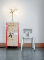 contemporary aluminium chair PRESSED CHAIR by Harry Thaler Moormann Nils Holger