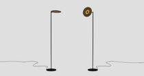 contemporary aluminium floor lamp (adjustable) FLATLINER by Jason Bruges Studio Established and sons