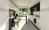 contemporary aluminium kitchen H20 Hardy Inside