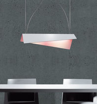 contemporary aluminium pendant lamp PAPIER by Fabrice Berrux nouvelle dix heures dix