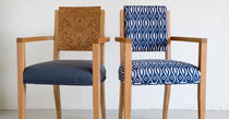 contemporary armchair in certified wood (FSC-certified) NORMANDIE-BURR BACK by Terence Conran BENCHMARK