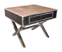 contemporary bed-side table SHAGREEN/LEATHER Urban Cape