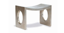 contemporary bench CRETE SILVER LEAF Kravet