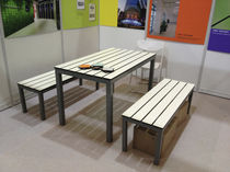 contemporary bench COMPACT LAMINATE BENCH Shenzhen Risewell Industry Co., Ltd