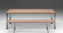 contemporary bench and table set (indoor/outdoor) GM 2100-23 by Nissen & Gehl MDD Naver collection