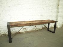 contemporary bench in certified wood (FSC-certified) ISIS  BSM