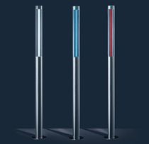 contemporary bollard light for public spaces SLIM IP44 Schmalhorst