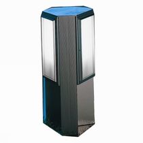 contemporary bollard light for public spaces TRIPLE POST 3731 by Goccia Goccia Illuminazione