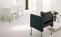 contemporary bridge armchair with casters MOVIE by Giuseppe Bavuso Acamdivani
