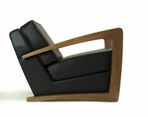 contemporary bridge armchair KUSTOM  bark