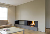 contemporary built-in boiler fireplace (wood-burning closed hearth) LINE  Waco & C&deg;