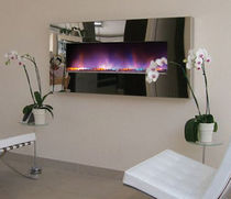 contemporary built-in fireplace (electric closed hearth) ELECTROSCAPE Platonic Fireplace