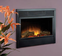 contemporary built-in fireplace (electric closed hearth) ATLANTA Flamerite Fires
