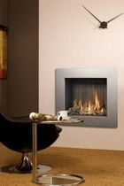 contemporary built-in fireplace (gas closed hearth) VENTO 60 Barbas