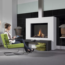 contemporary built-in fireplace (gas closed hearth) Modore 100H Element4 B.V.