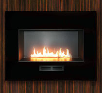contemporary built-in fireplace (gas closed hearth, vent-free) FIRE RIBBON  SPARK modern fires