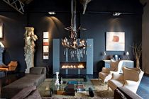 contemporary built-in fireplace (gas open hearth) LINE  Waco & C&deg;