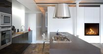 contemporary built-in fireplace (gas closed hearth) ARGOS PLUS BODART & GONAY