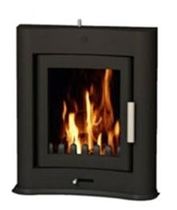 contemporary built-in wood-burning stove EVOLUTION INSET Broseley Fires