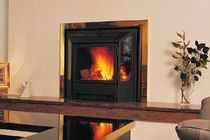 contemporary built-in wood-burning stove 3073DP DON-BAR