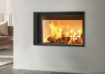 contemporary built-in fireplace (wood pellets closed hearth) Light 02 Wanders