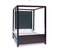 contemporary canopy double bed 6000PB  Sherle Wagner International