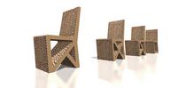 contemporary cardboard chair SIT-IN drydesign