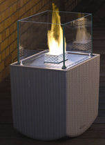 contemporary central fireplace (bioethanol open hearth) NICE CUBE  Decoflame