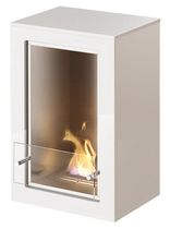 contemporary central fireplace (bioethanol open hearth, freestanding) SLIMBOY blu box fireplaces