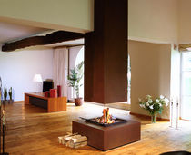 contemporary central fireplace (wood-burning open hearth) CM 006 BLOCH DESIGN