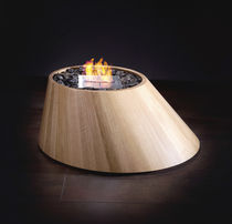 contemporary central fireplace (bioethanol open hearth, freestanding) CONE BRANDONI
