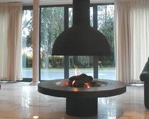 contemporary central fireplace (gas open hearth) 83-123G DON-BAR