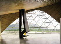 contemporary central fireplace (gas open hearth) Foyer central &agrave; gaz Piros