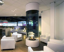 contemporary central fireplace (wood-burning open hearth) CV 024 BLOCH DESIGN