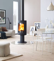 contemporary central wood-burning stove F 363 J&oslash;tul