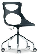 contemporary chair with casters SUPERSONIC by Bjorn Dahlstr&ouml;m PLANK