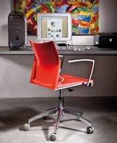 contemporary chair with casters KALEIDO HOME OFFICE QuattroQuarti